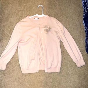 J.crew flower cardigan, S